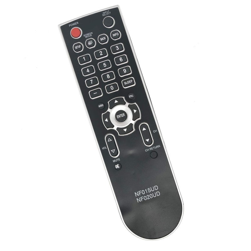 WINFLIKE New Universal Remote NF015UD NF020UD Compatible with LC195SSX, LC225SL9 LC225SSX LC260SC8 LC260SS8 LC320SL8 LC320SS8 LC320SS8A LC195SL9A LC195SL9B LC195SSX Emerson Sylvania TV - Image 1